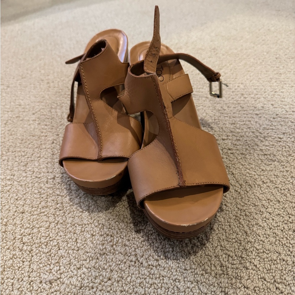 Me Too - Brown Leather Women's Sandals